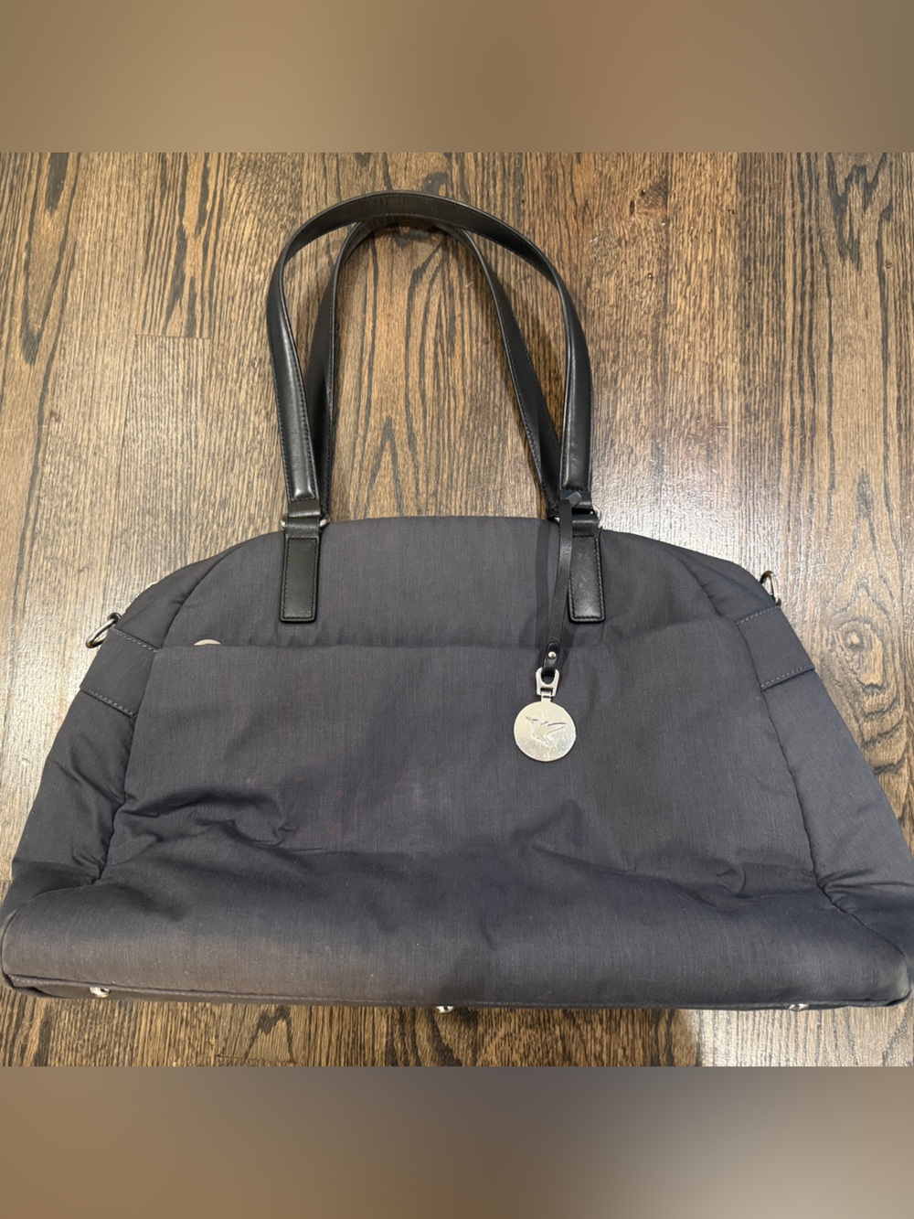 Lo & Sons Travel Laptop Messenger Carry On Bag in Dark Grey